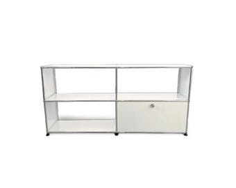 6x Origineel USM Haller dressoir 2x2 puur wit ladekast dressoir