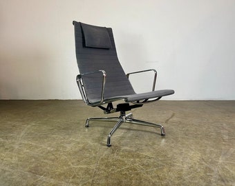 Vitra Eames EA 124 Lounge Chair Aluminum