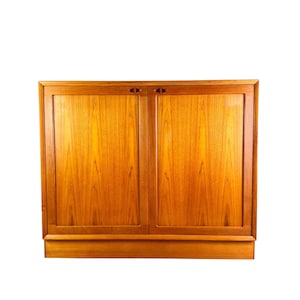 Midcentury Bramin chest of drawers sideboard H.W. Klein teak cabinet
