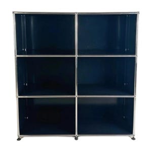Original USM Haller sideboard 2x3 chest of drawers design shelf black