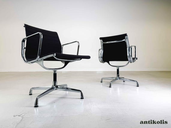 6x Vitra EA 108 Office Chair Charles Ray Eames Hopsak Chocolat Etsy