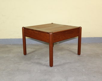 Teak coffee table 1960s 1970s midcentury vintage table