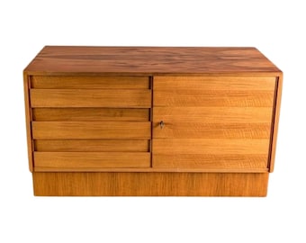 Mid-century sideboard, vintage sideboard, walnut chest of drawers, 1970s