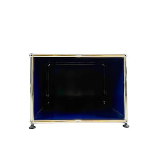 USM Haller coffee table Fritz Haller steel blue side table sideboard