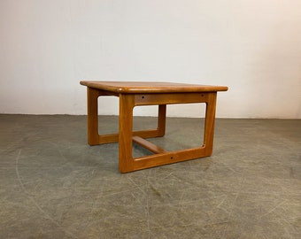 Mid Century Coffee Table Teak Burchard Nielsen Vintage Denmark Side Table