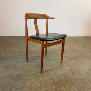 Set of 2 Danish dining chairs teak mid century vintage 60s chair