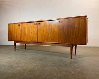 Danish Mid Century Sideboard Christian Linneberg Teak Vintage 60s Sideboard