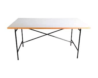 7x Original Egon Eiermann Desk Richard Lampert Metal