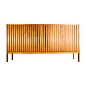 Original XXL Leo Bub Midcentury highboard teak sideboard 1970