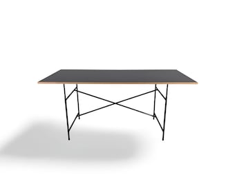 2x Originele Egon Eiermann bureaus Richard Lampert 200 x 90 cm