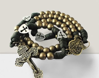 Heavy Anti-Bronze Paracord Rosary