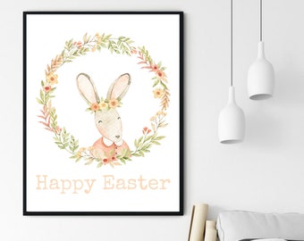 Happy Easter Print Poster - Version 2