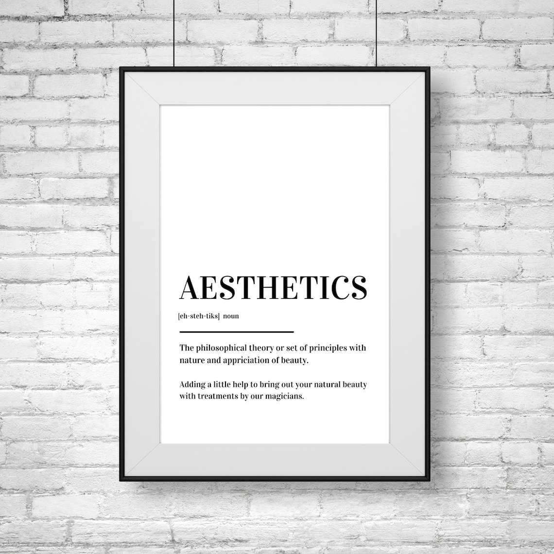 Aesthetics Definition Print Poster - Etsy