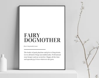 Fairy Dogmother Definition Print Poster