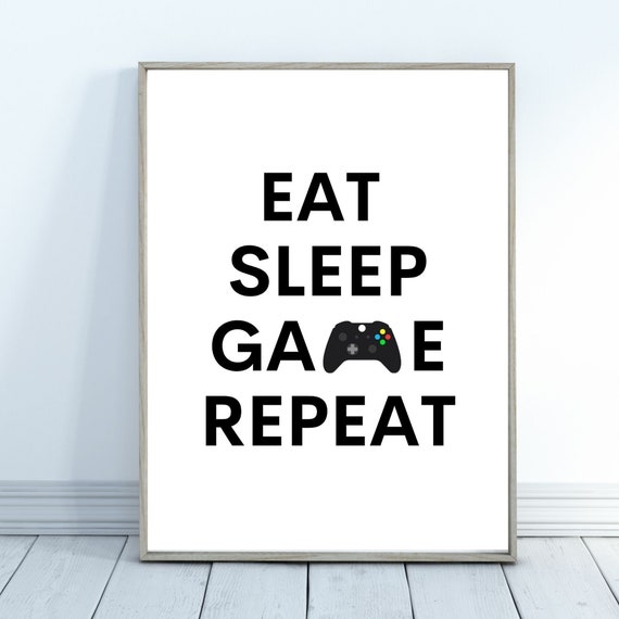 empireposter – Eat, Sleep – Raid – Dimensioni (cm), ca. 50 X 40