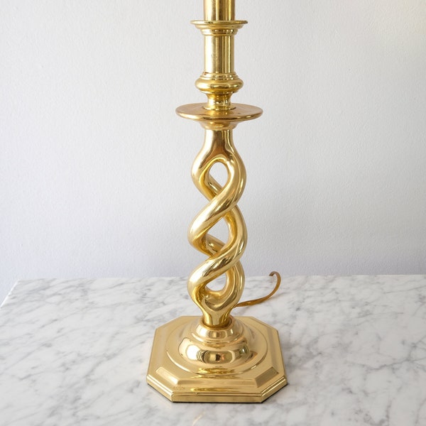 Brass Table Lamp Etsy