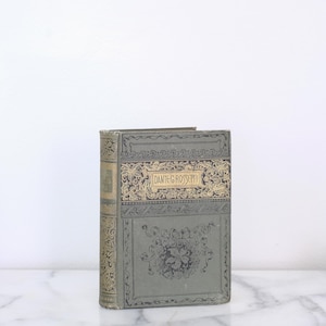 Antique Dante Poetry Book, Antique Poetry Book, Antique Book, Shabby Chic Book, Antique Floral Motif Book