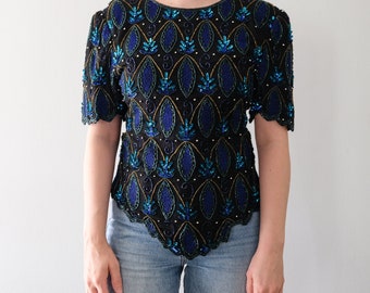 beaded blouses evening