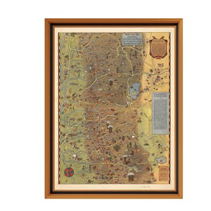 Nostalgische digitale Karte, Vintage Karte Drucke, alte Stadt, Retro Karte, historische digitale Karte, alte Weltkarten, antike digitale Karte, alte Landkarte von Nevada