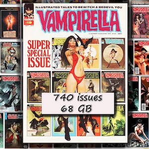 vampirella,horror magazines,vintage magazines,digital download,pdf comic,downloadable comic magazine