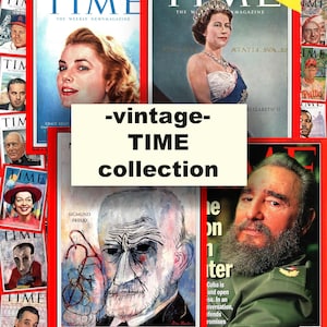Vintage Time Magazines - Etsy