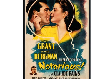 汚名 (1946) ケーリー・グラント イングリッド・バーグマン ヒッチ