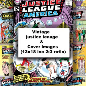 ジャスティス・リーグ：デジタルコミック - DCユニバース PDF形式、シルバーからモダンエイジ、即時ダウンロード 画像 1