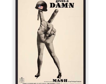 MASH: Movie Poster Digital Download Wall Art Film Vintage Film