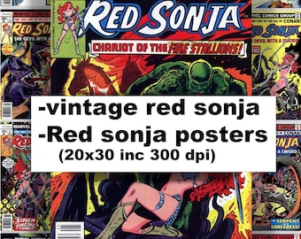 Red Sonja: Colección de cómics digitales Espada y brujería vintage y moderna