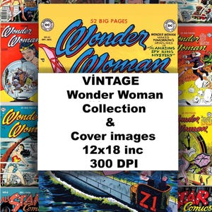 Wonder Woman: 1890 Issues Comic Collection PDF Digital Download  Golden, Silver, Modern Age Comics