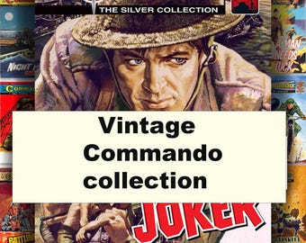 Commando: Digital samling av serier Krigsbibliotek PDF-antologi Klassiska brittiska militärserier Stort arkiv