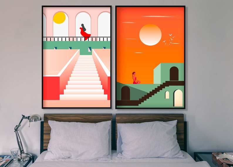 Printable Wall Art,wall Art Printable,wall Printable Art,wall Art,modern Architecture,yoga Wall