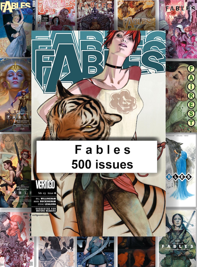 Fabler: Komplett serie Digitala serier PDF-samling Digitalt bibliotek Direktnedladdning bild 1