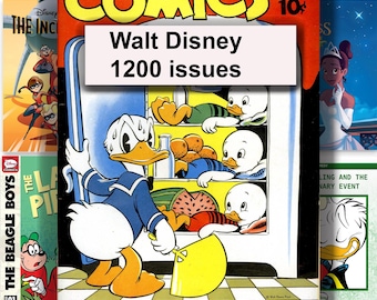 Walt Disney: Collezione di fumetti Download digitale Antologia Disney vintage Fumetti retrò