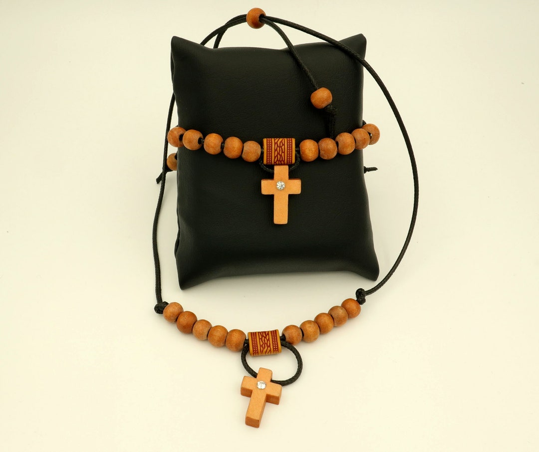 Wooden Cross Necklace,bracelet,wooden Bracelet,wooden Cross Bracelet