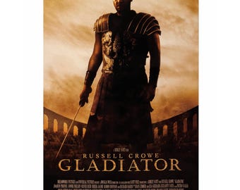 Gladiator: Movie Poster Wall Art Digital Download Large Cinema Decor, Art Print