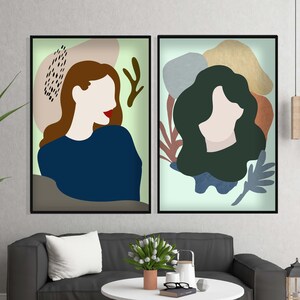 printable wall art,wall art printable,wall printable art, Woman Art Print,Female Art,Neutral Female Wall Art,Boho Girl Print,Abstract Woman