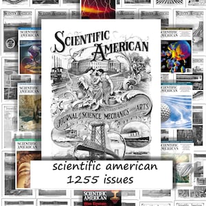 Scientific American: Arkiv PDF-samling Digital nedladdning Vetenskap och teknik Historia, vintage och moderna set