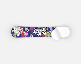 Sticky Snowboard Wrap by Board Rocker, Haut, Aufkleber, Aufkleber, Vinyl, Upgrade, Grafik