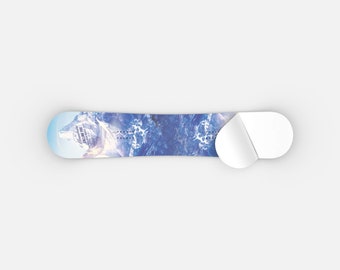 Mountains Calling Snowboard Wrap by Board Rockers, Haut, Aufkleber