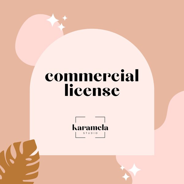 Commercial Use License - by KaramelaStudio