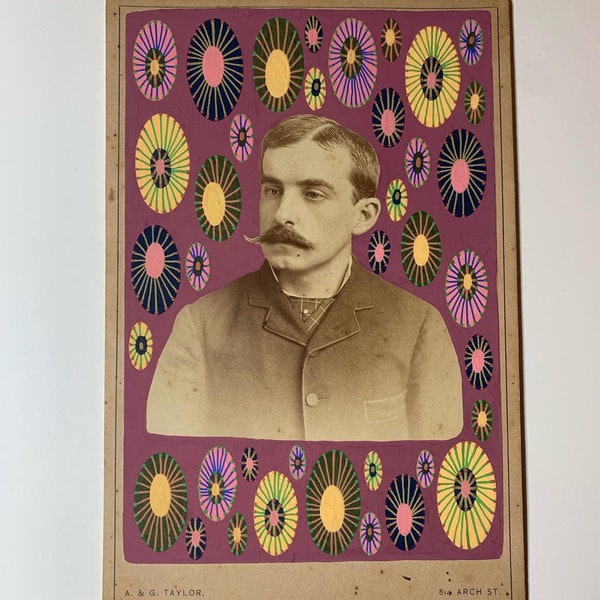 Altered Cabinet Card - Handsome Chap Edition