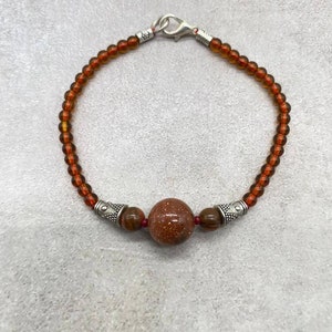 Goldstone Handmade Bracelets, Handmade Jewelry, Beaded Bracelet, Goldstone Bracelet, Blue Goldstone, Handmade Bracelet, Gemstone Bracelet