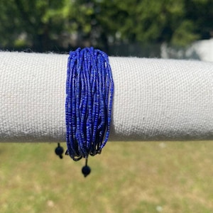 Lapis Lazuli Bracelet, Beaded Bracelet, Bracelet For Women, Gift for Mom, Matching Charm Lapis, Costum Gemstone Bead, Crystal Chakra, Gift