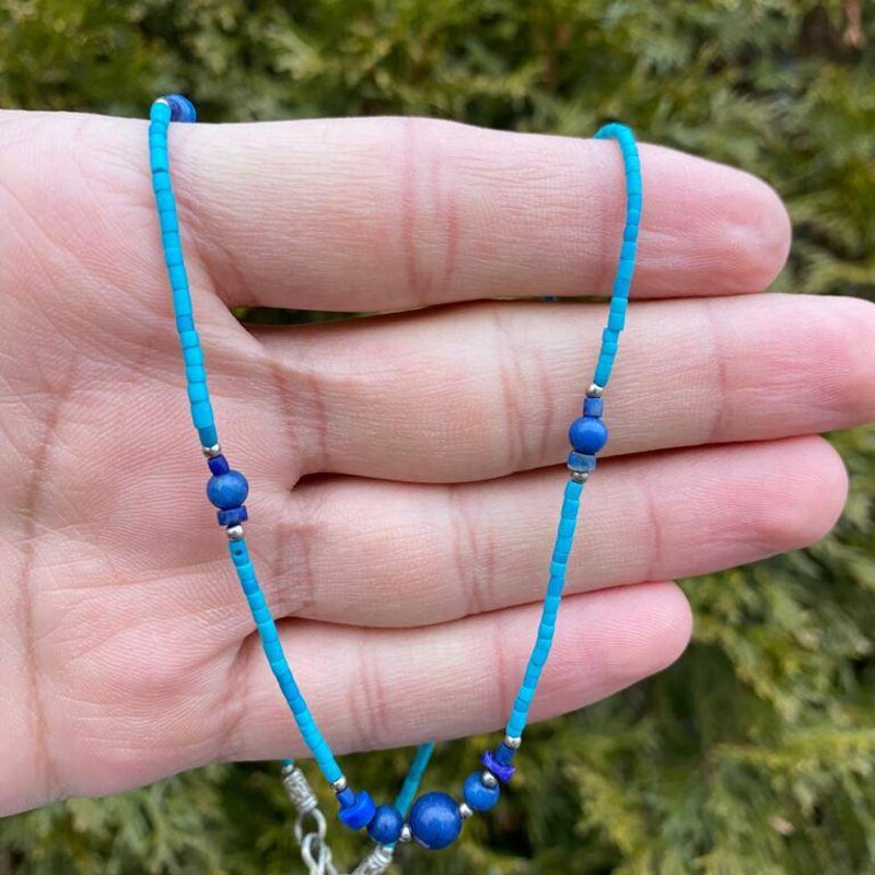 Ionia Turquoise Lapis Necklace main image 1