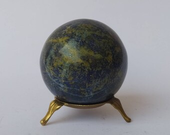 312g Lapis Lazuli Ball, Gemstone Sphere Crystal Ball Gift For Her, Blue Gemstone Lapis Lazuli Sphere For Home Decor, Afghanistan Gemstone