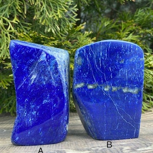 Lapislazzuli Lapis blu reale a forma libera Lapislazzuli La migliore pietra energetica Il miglior regalo di pietra blu per un amico Pietra preziosa afghana Lapislazzuli lucidata Pietra preziosa economica