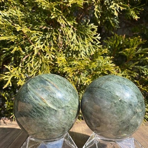 Grüner Fluorit Ball, Fluorit Kugel, Regenbogen Fluorit, riesiger Kristall, Wohnkultur, Kristall Geschenk, grüne Fluorit Kugel, Kristallheilung
