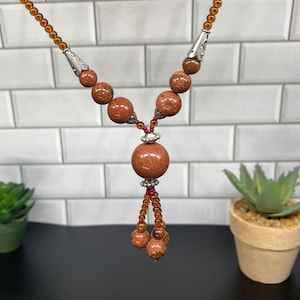 GoldStone necklace’s, Real GoldStone, 20 grams, Natural goldStone