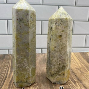 Green Opalite Towers | Opalite Towers | Natural Green Opalite Towers | Green Opalite | Green Opalite Towers For Home Decor